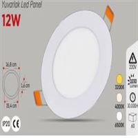 YCL EKO 12W.S.A.YUVARLAK PANEL G.IŞIĞI 1